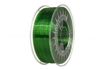 PETG Filament Devil Design 1.75mm 1kg grün transparent (GREEN TRANSPARENT)